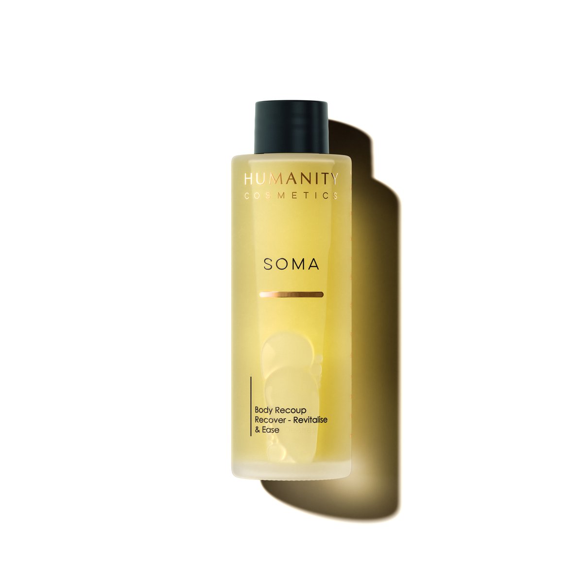 Beauty product render: Body-oil bottle